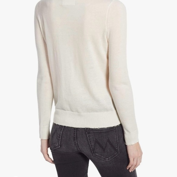 Zadig & Voltaire Women’s Distressed Miss Camo Skull Strass Sweater Size Medium - Picture 7 of 15